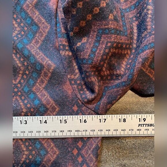 Mudo Collection Dress Women’s Small (36) Brown Multicolored Southwestern Boho - Picture 3 of 5